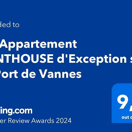 Un Appartement Penthouse D'Exception Sur Le Port De Vannes Exterior photo